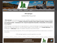 Tablet Screenshot of jbterraplenagem.com